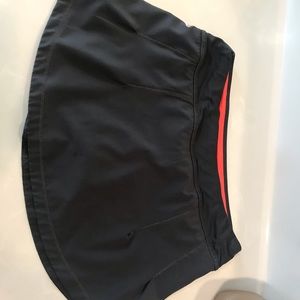 Very comfortable grey and orange skort.